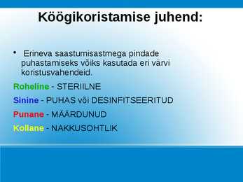 Köögi hügieen #3