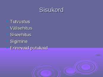 Putukate üldine kirjeldus #2