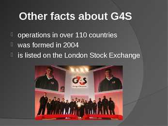 Presentatsioon suurfirmast G4S-inglise keeles #4