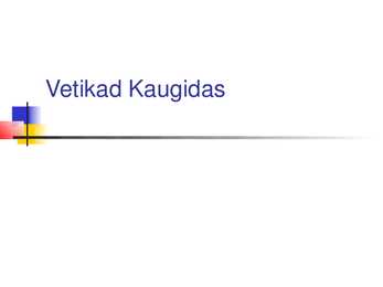 Vetikad Kaugidas esitlus