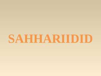 Sahhariidid