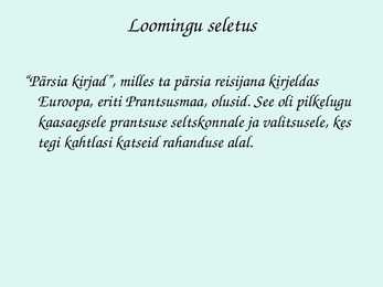 CHARLES LOUIS MONTESQUIEU DE LA SECONDAT #5