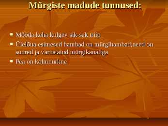 Mürgised maod #2