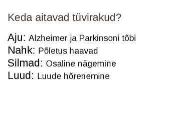 Tüvirakud #3