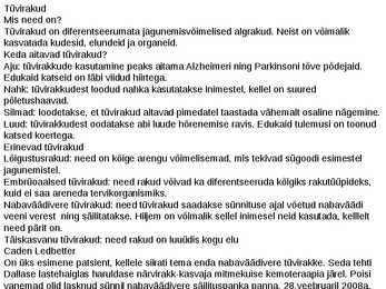 Tüvirakud #7