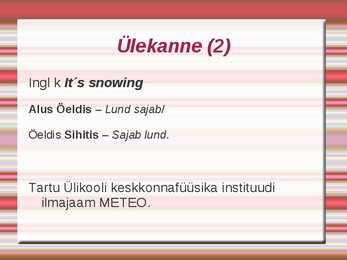 Masintõlge #8