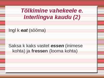 Masintõlge #10