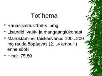 Apteegivõrgus saada olevad rauapreparaadid #25