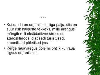 Apteegivõrgus saada olevad rauapreparaadid #4