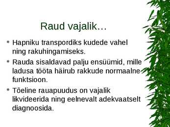 Apteegivõrgus saada olevad rauapreparaadid #5