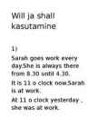 Will shall kasutamine lauses