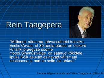 Eestlased maailmas #10