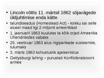 Abraham Lincoln #8