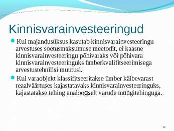 Põhivara arvestus #12