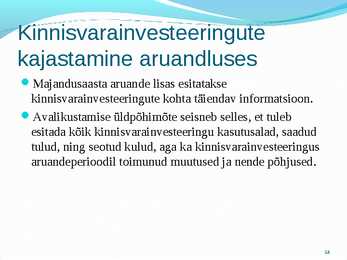 Põhivara arvestus #14