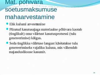 Põhivara arvestus #24