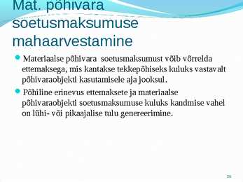 Põhivara arvestus #29