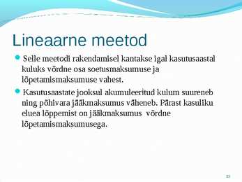 Põhivara arvestus #33