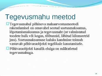 Põhivara arvestus #35