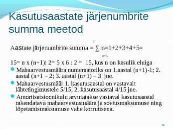 Põhivara arvestus #39