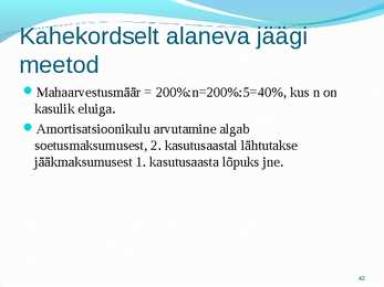 Põhivara arvestus #42