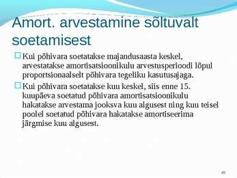 Põhivara arvestus #45