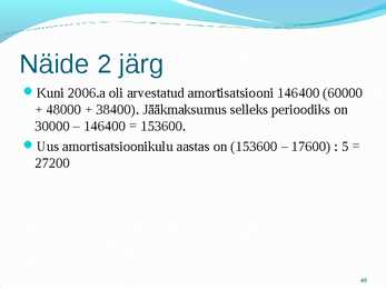Põhivara arvestus #48