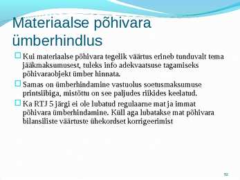 Põhivara arvestus #52