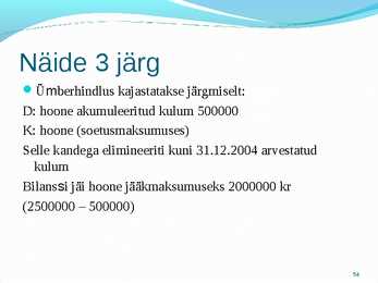 Põhivara arvestus #54