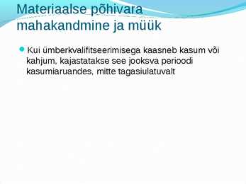 Põhivara arvestus #65