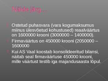 Immateriaalse põhivara arvestus #24