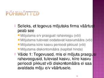 Rahavoogude prognoosimine #15