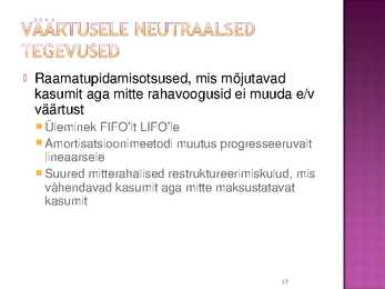 Rahavoogude prognoosimine #17