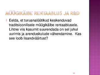 Rahavoogude prognoosimine #25