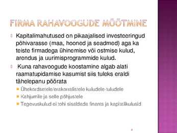 Rahavoogude prognoosimine #4