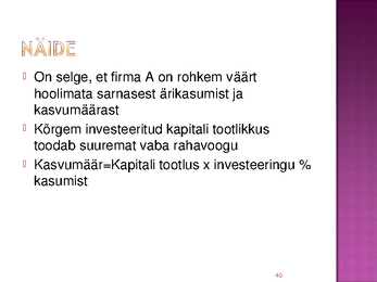 Rahavoogude prognoosimine #40