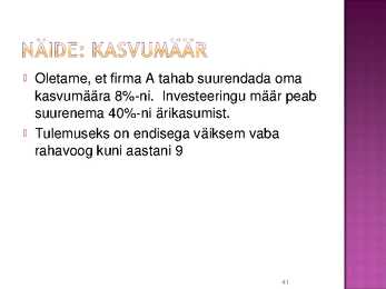 Rahavoogude prognoosimine #41