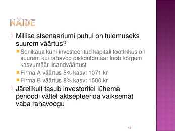 Rahavoogude prognoosimine #43