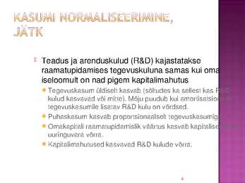 Rahavoogude prognoosimine #6