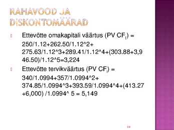 Rahavoogude prognoosimine #59