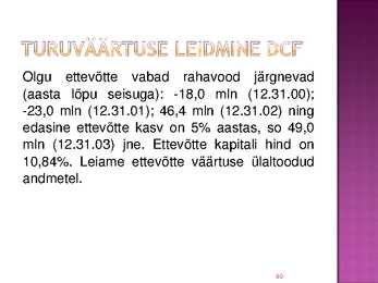 Rahavoogude prognoosimine #60