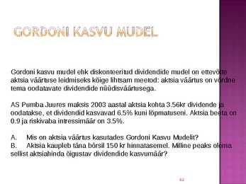 Rahavoogude prognoosimine #62