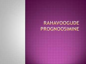 Rahavoogude prognoosimine