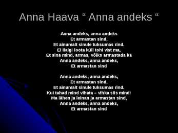 Anna Haava #9