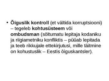 Avalik haldus ja bürokraatia #11