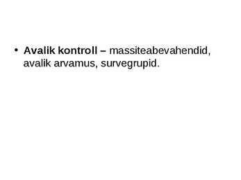 Avalik haldus ja bürokraatia #12