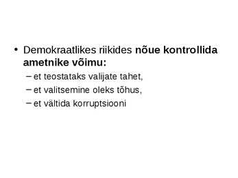 Avalik haldus ja bürokraatia #6