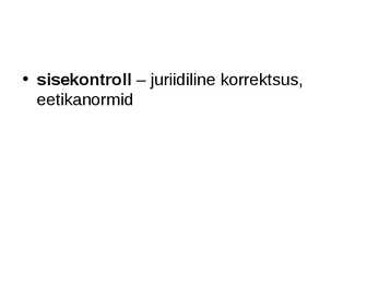 Avalik haldus ja bürokraatia #9