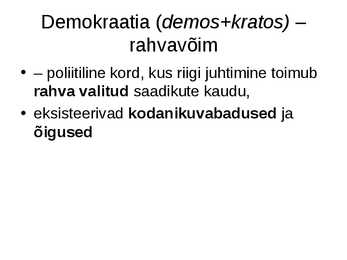 Demokraatia levik #2