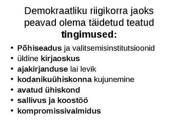 Demokraatia levik #15